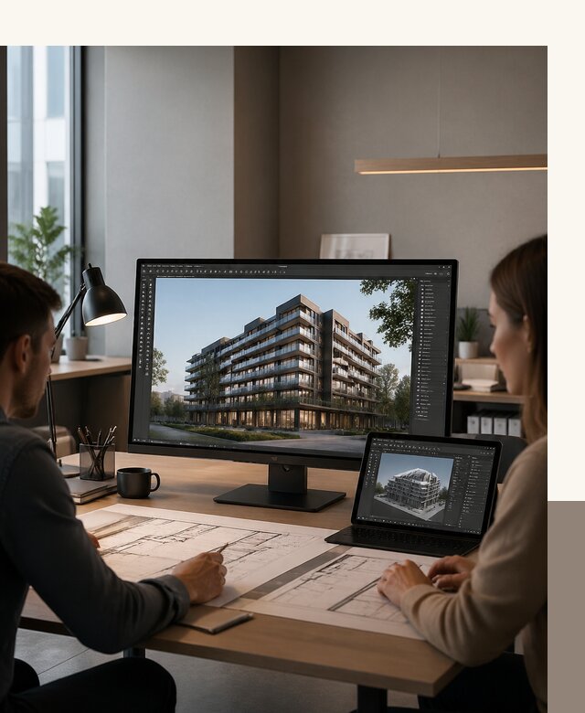3D визуализация архитектуры и объектов строительства в Щербинке